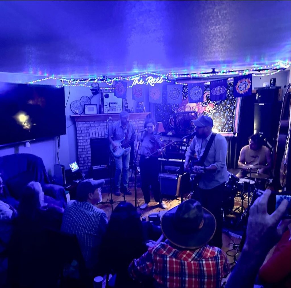 Musicians perform at The Rail house concert series