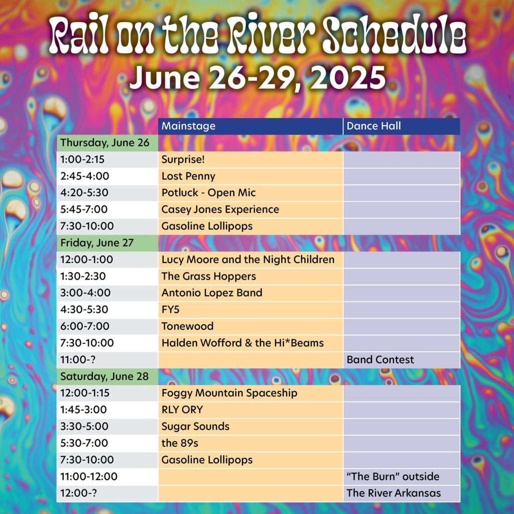 schedule - Rail Arts - Rail on the River - Longmont Musical Supper Club - Supper Songs